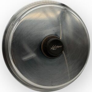 Vintage Lifetime Cookware Stainless 9.5 Replacement‎ Lid ONLY